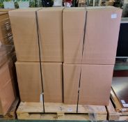 4x boxes of Anechoic Sound reducing foam panels - L60 x W60 x H31cm est - 2 panels per box