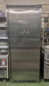 CombiSteel HR600 Stainless Steel single door upright fridge