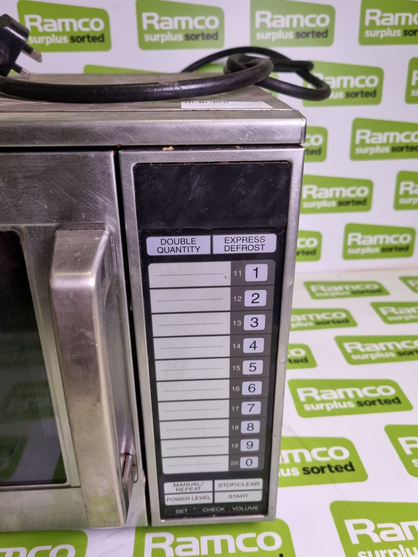 Sharp R-24AT Commercial Microwave with 20ltr capacity and 1900W Output