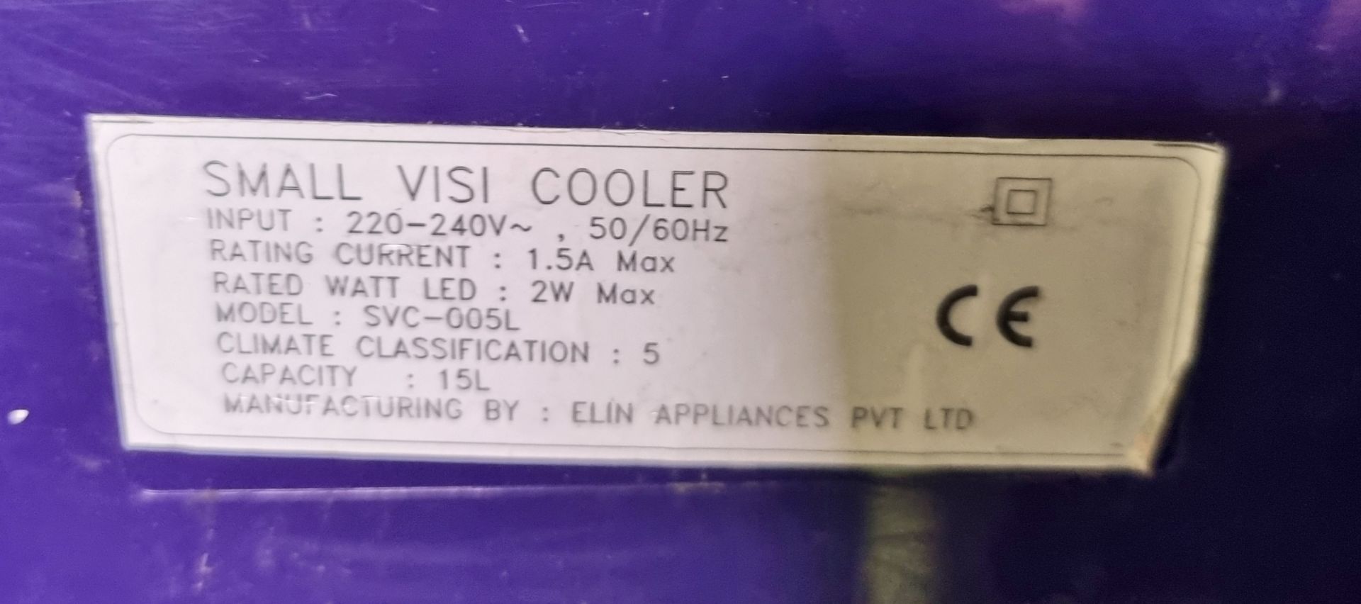 Small VISI Cooler SVC005L 5ltr - Cadbury Branding - Image 5 of 5