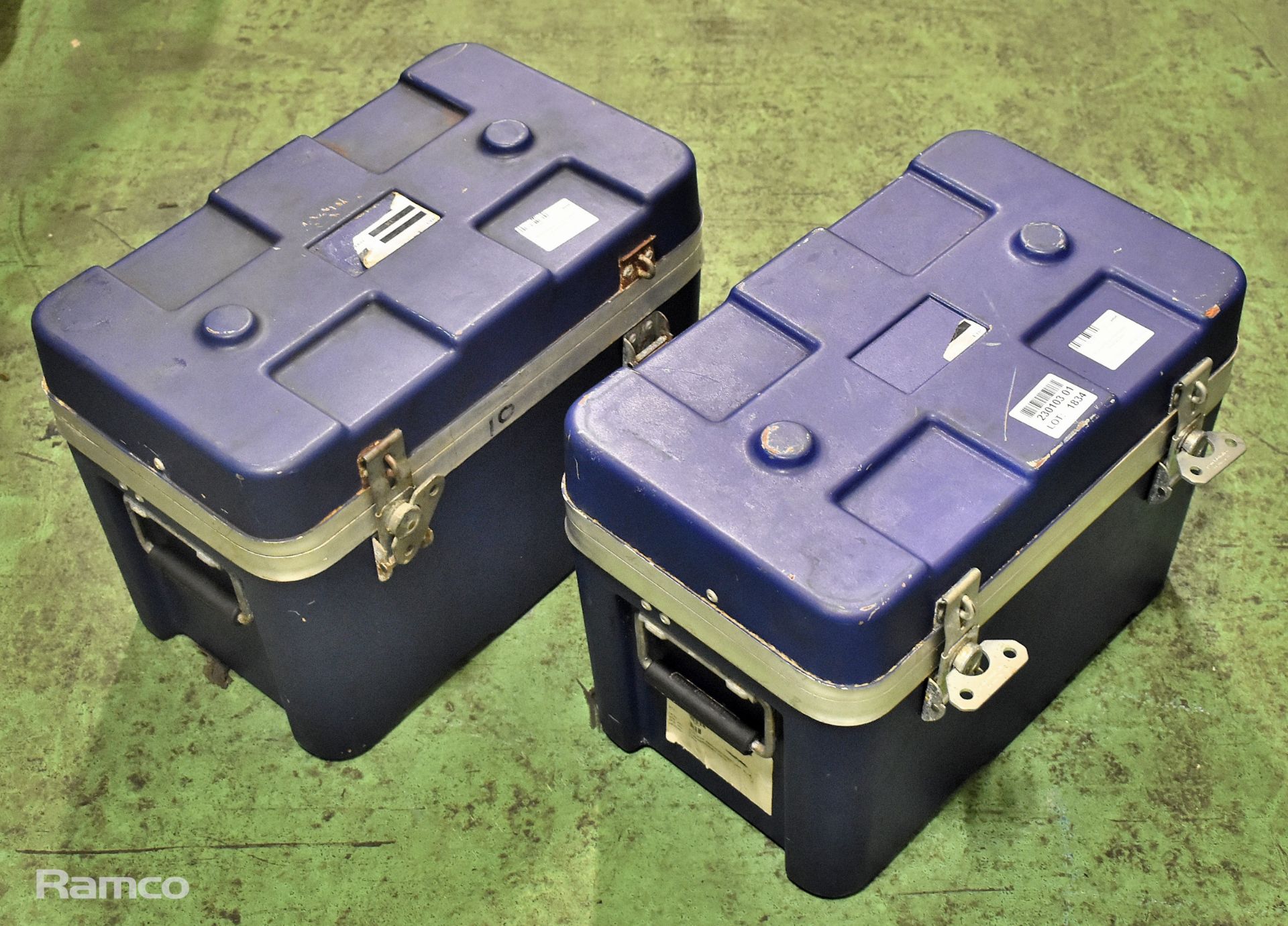 2x Blue toolboxes (incomplete) - 30x47x33cm - Image 5 of 5