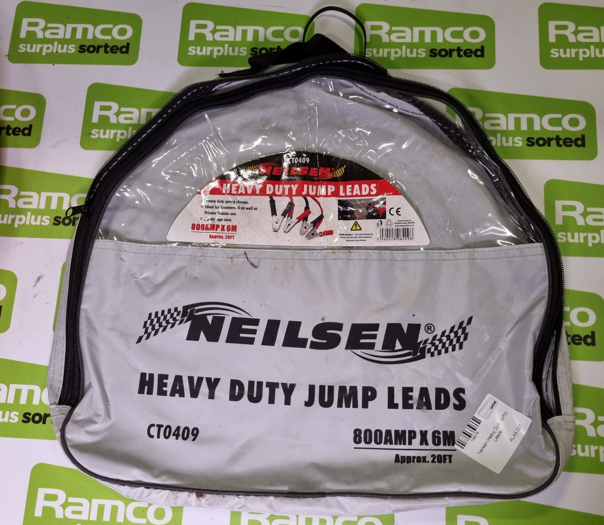 Neilsen Heavy Duty Jump Leads - 800amp x 6m - Image 3 of 3
