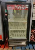 True GDM10 upright drinks display fridge with glass door