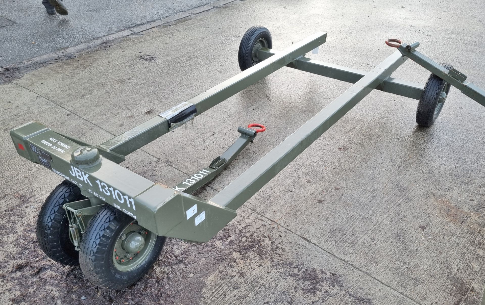 General service trolley - 274x156x70cm