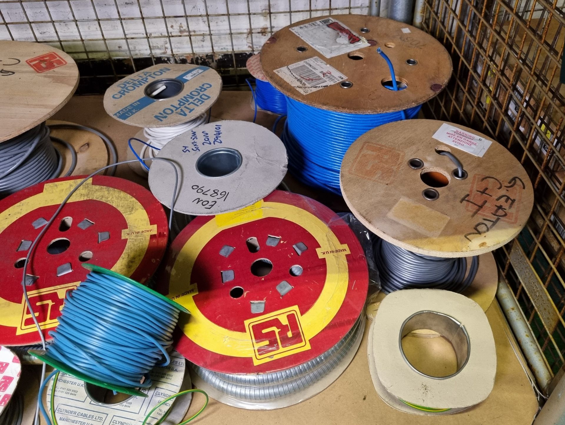 Multiple reels of electrical cable of assorted lengths, types, colours and gauges - Image 3 of 4