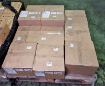 11x boxes of Scapa 3370 pro Rayon cloth fabric black adhesive tape - 50mm x 50m - 16 rolls per box