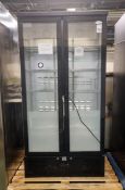 Interlevin PD200T Double Door Display Fridge