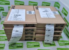 10x boxes of Bacho No6 plastic file handles - 10 per box