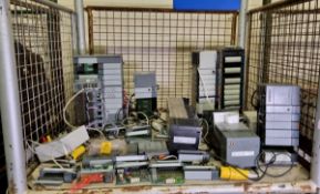 Allen-Bradley SLC 500 power supply racks and multiple types of input modules