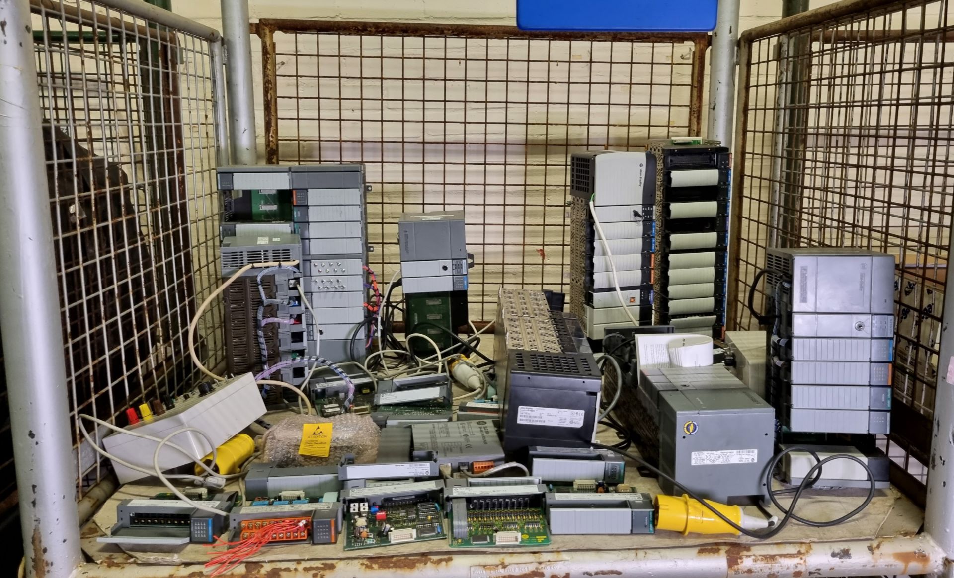 Allen-Bradley SLC 500 power supply racks and multiple types of input modules