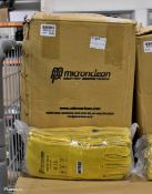 Micronclean Leather kevlar STC cat 2 mig gauntlets size 10 - 1 box - 48 pairs per box