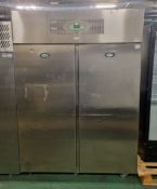 Foster PROG1350F-A double door fridge - no shelving