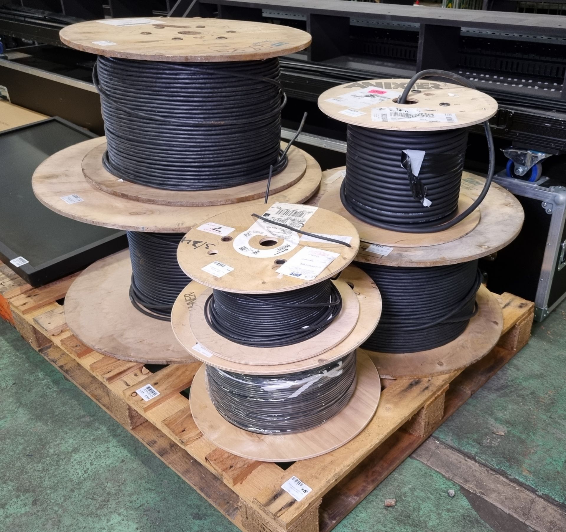 6x Multiple size, length & core electrical cable reels - Image 3 of 3
