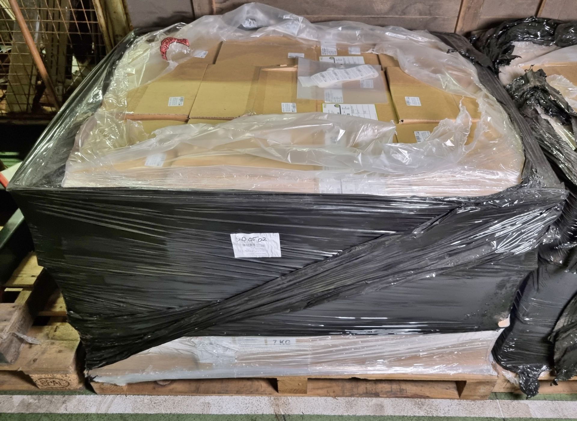 33x boxes of Scapa 3370 Rayon cloth fabric black adhesive tape - 50mm x 50m - 16 rolls per box