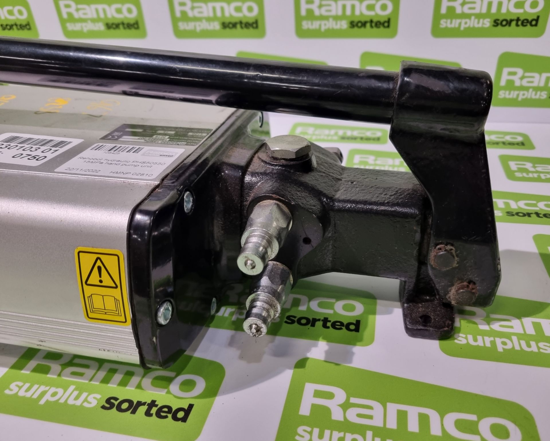 Rehobot hydraulic PHS50550 15MPa hand pump unit - Image 3 of 3