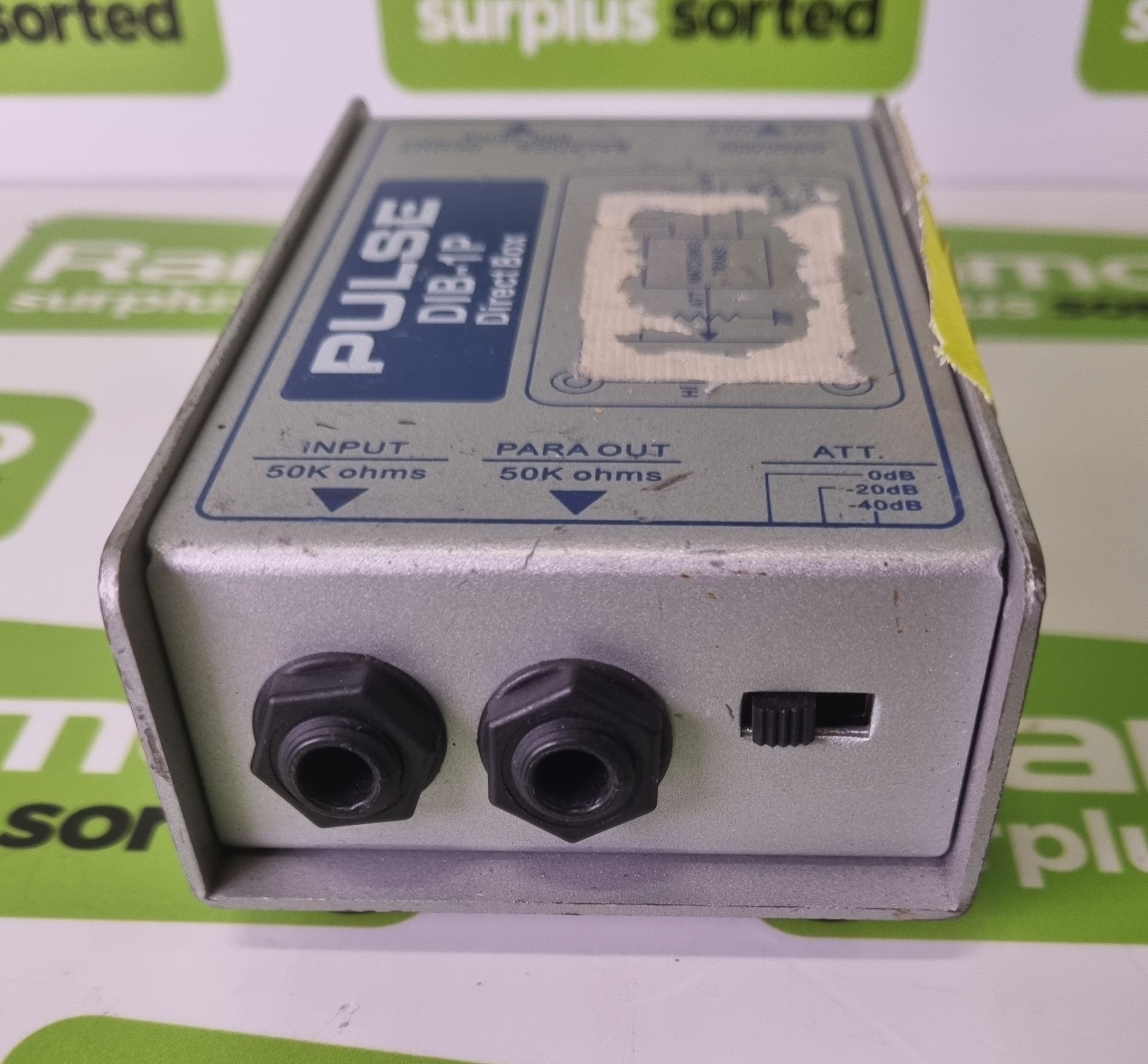Pulse DIB-1P Direct injection box - L13 x W7.5 x H4.5cm - Image 3 of 3