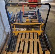 VL Churchill Wheelforce hydraulic wheel moving trolley - capacity: 500kg