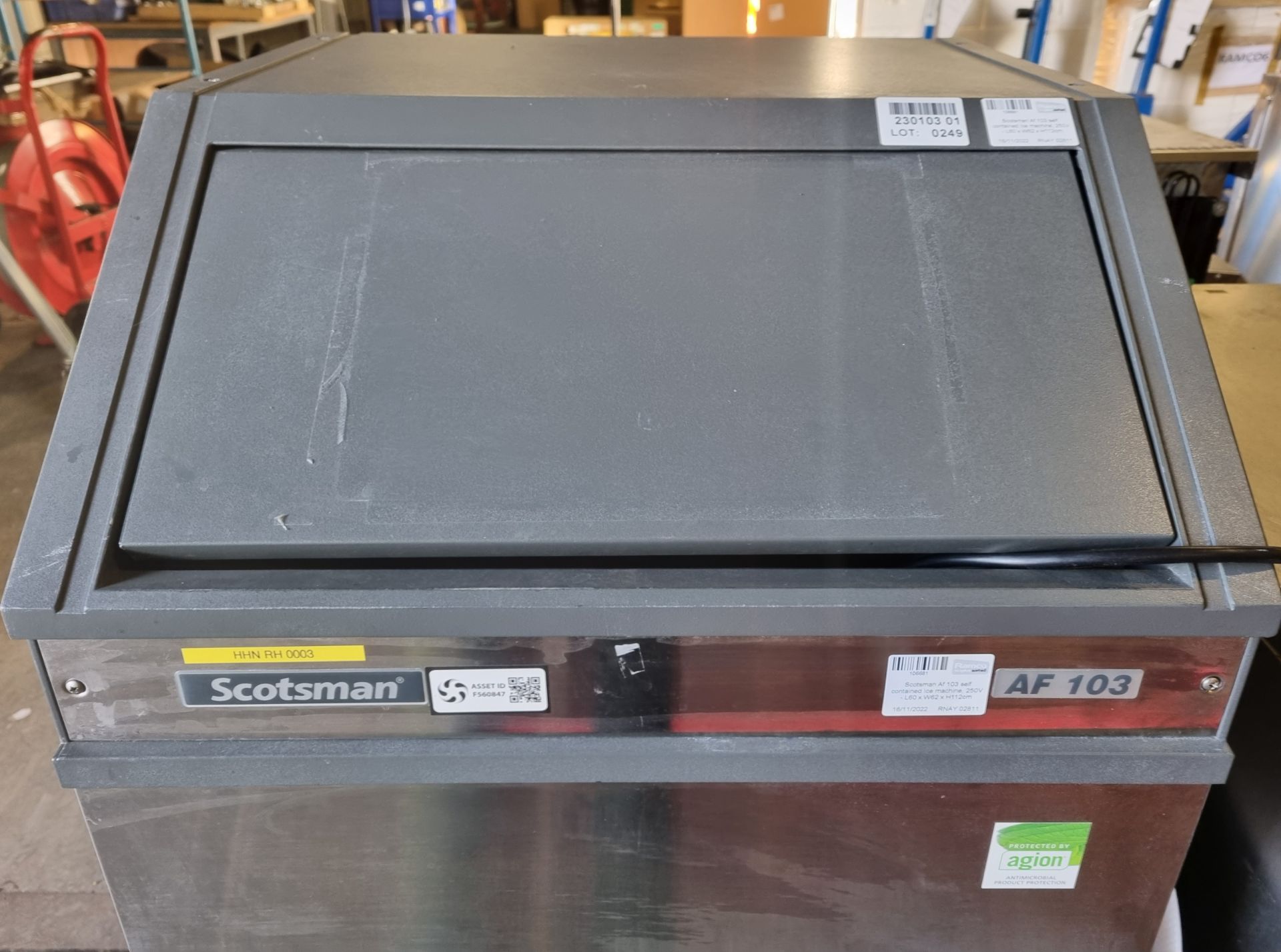 Scotsman Af 103 self contained Ice machine, 250V - L60 x W62 x H112cm - Image 2 of 6
