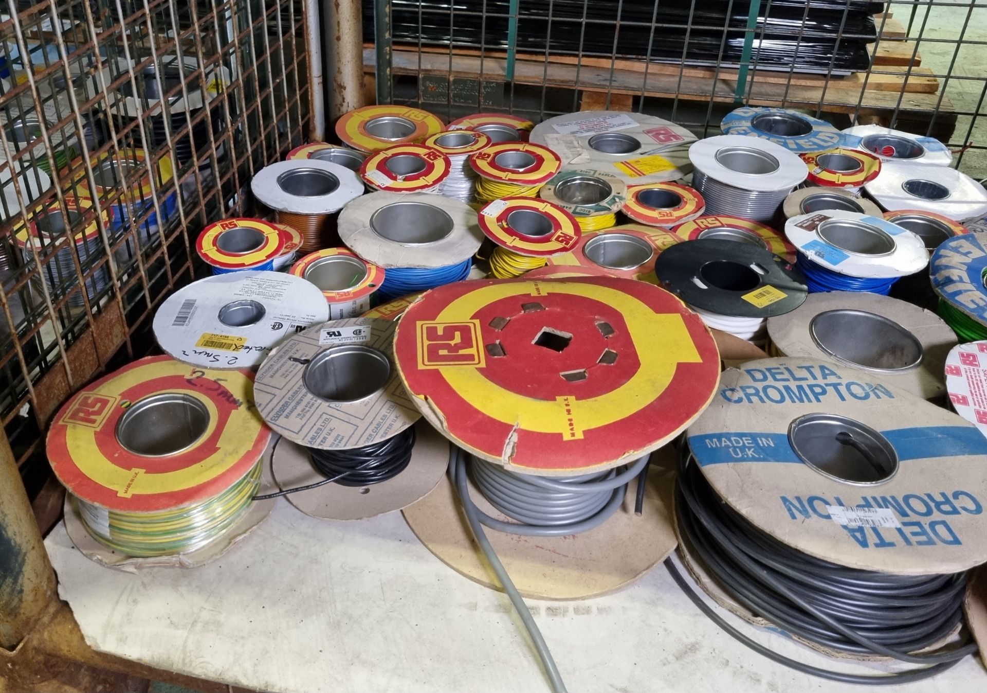 Multiple reels of electrical cable of assorted lengths, types, colours and gauges - Image 3 of 5