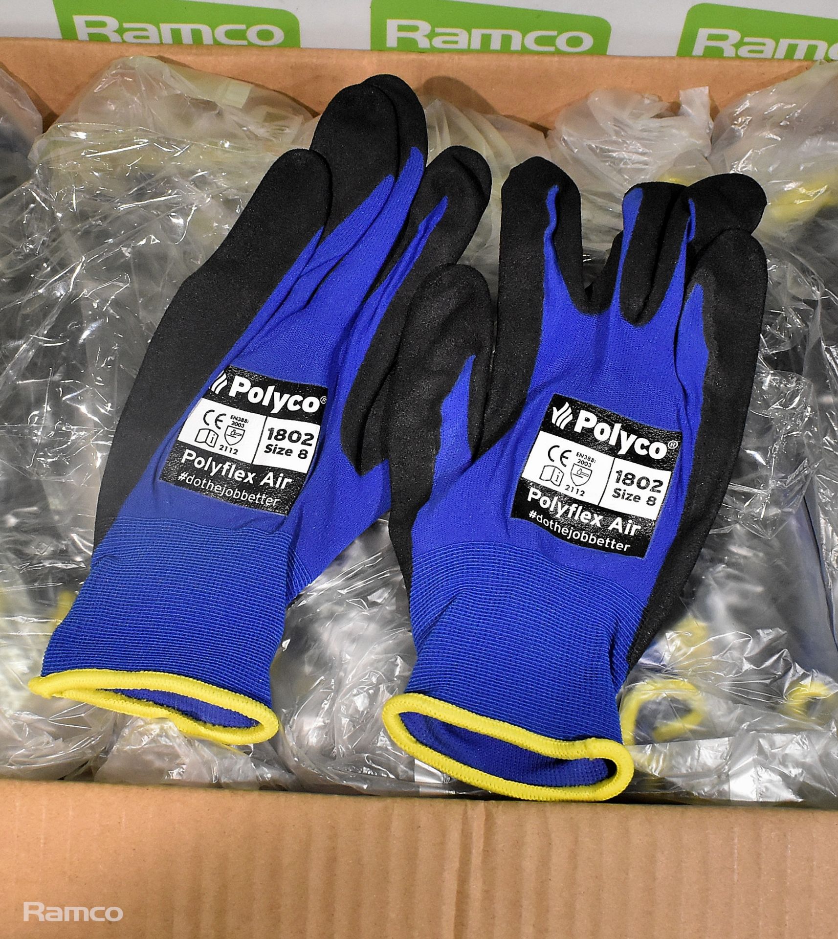 Polyco Polyflex air size 8 gloves, box of 100 pairs - Image 2 of 3