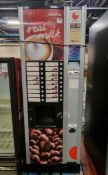 Miofino Selecta Milano B2C hot drinks vending machine - no key