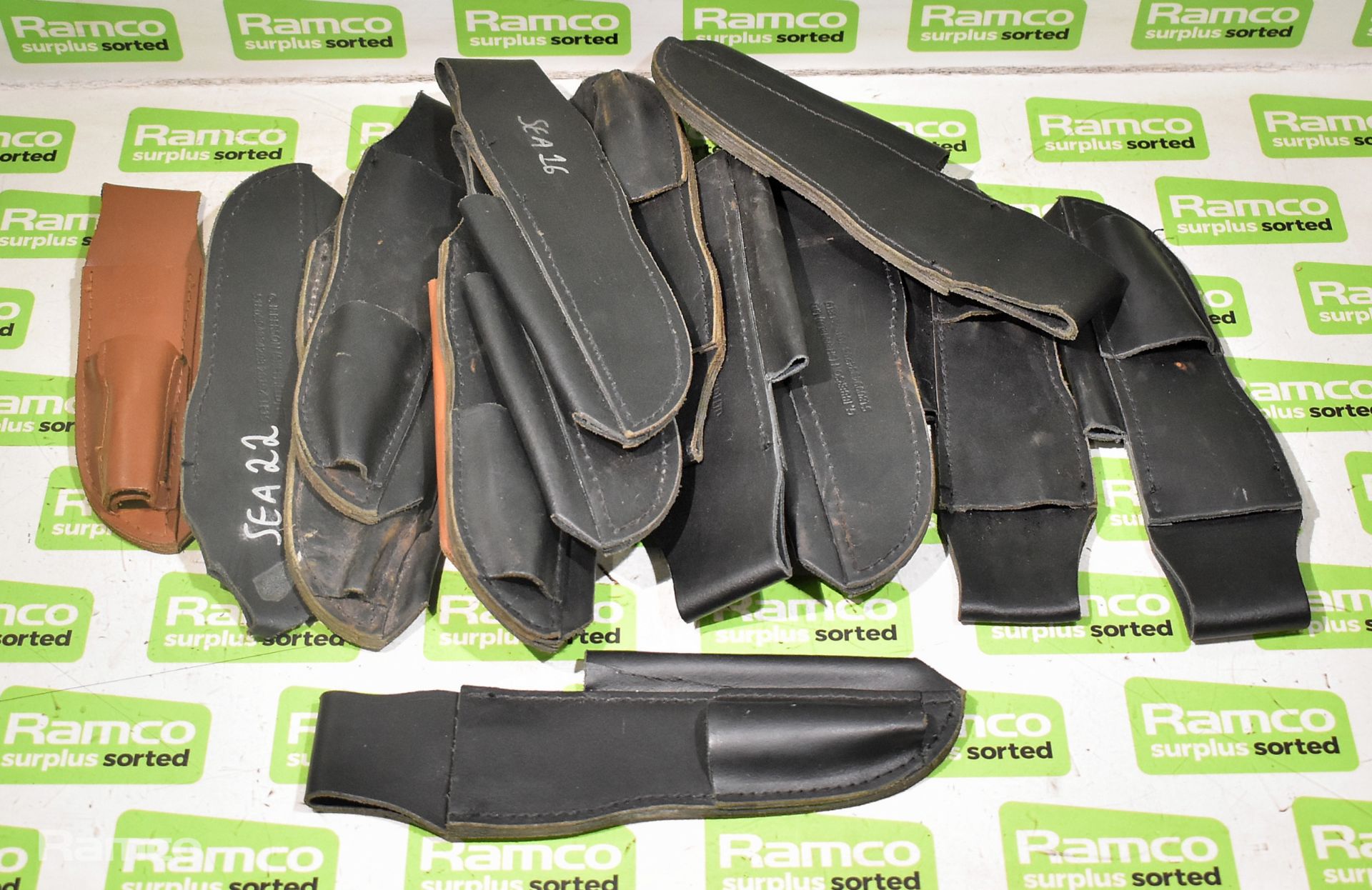 15 leather rigging sheaths