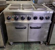 Lincat 2 door electric oven with 6 heat plates - 80x90x90cm