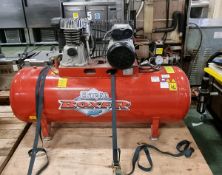 Clarke H150X Air compressor, 150Litre, (11 Bar) - L140 x W40 x H80