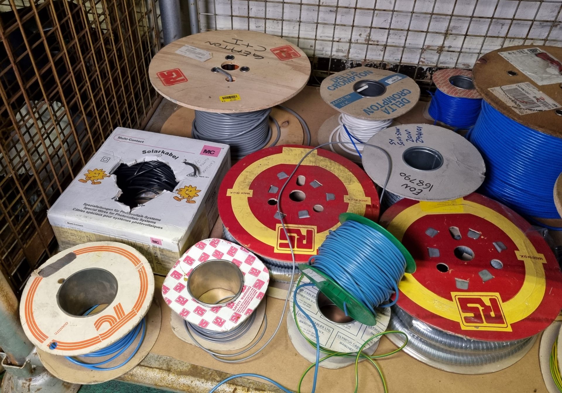 Multiple reels of electrical cable of assorted lengths, types, colours and gauges - Image 4 of 4