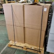 4x boxes of Anechoic Sound reducing foam panels - L60 x W60 x H30cm - 2 panels per box