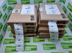 10x boxes of Bacho No6 plastic file handles - 10 per box