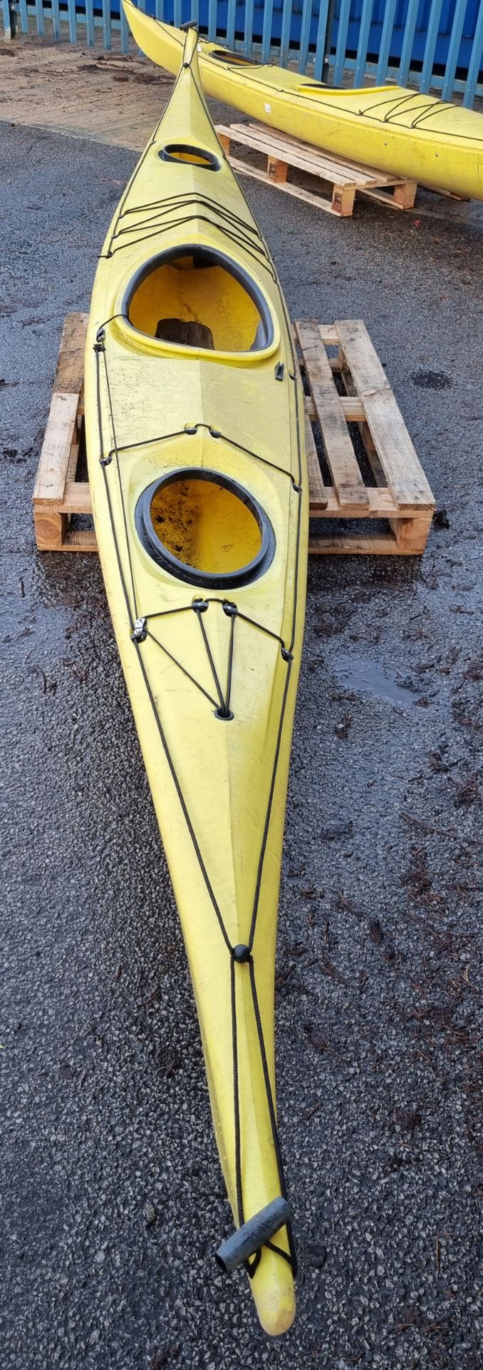 Valley Canoe Products single person kayak - approx dimensions: 500x60x40cm