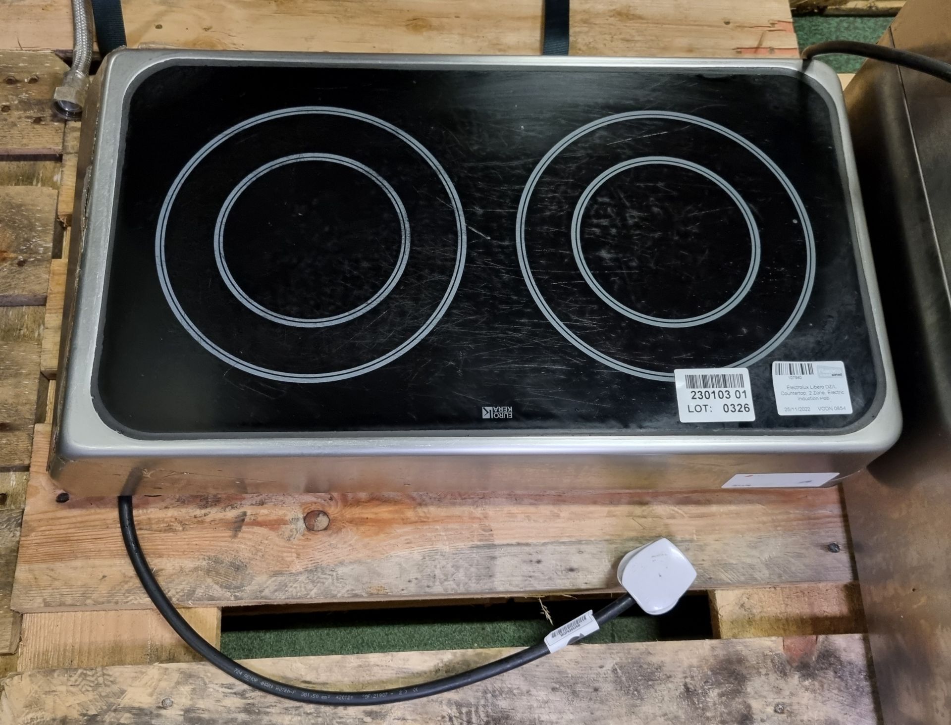 Electrolux Libero DZ/L Countertop, 2 Zone, Electric Induction Hob - Image 2 of 3