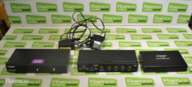 TVOne-Task 1T-VS-626-UK Cross Converter- HDMI to HDMI, with audio delay, TVOne-Task 1T-SX-644-UK 4x1