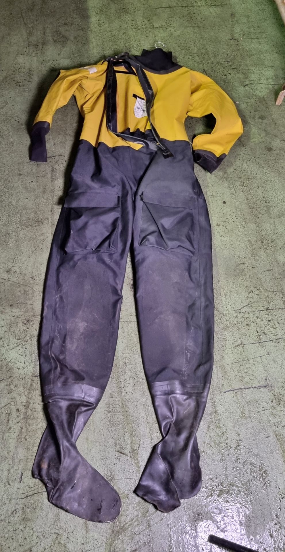 Yellow Dry Suits- 5xS, 11xM, 5xL - 21 total - Image 2 of 4