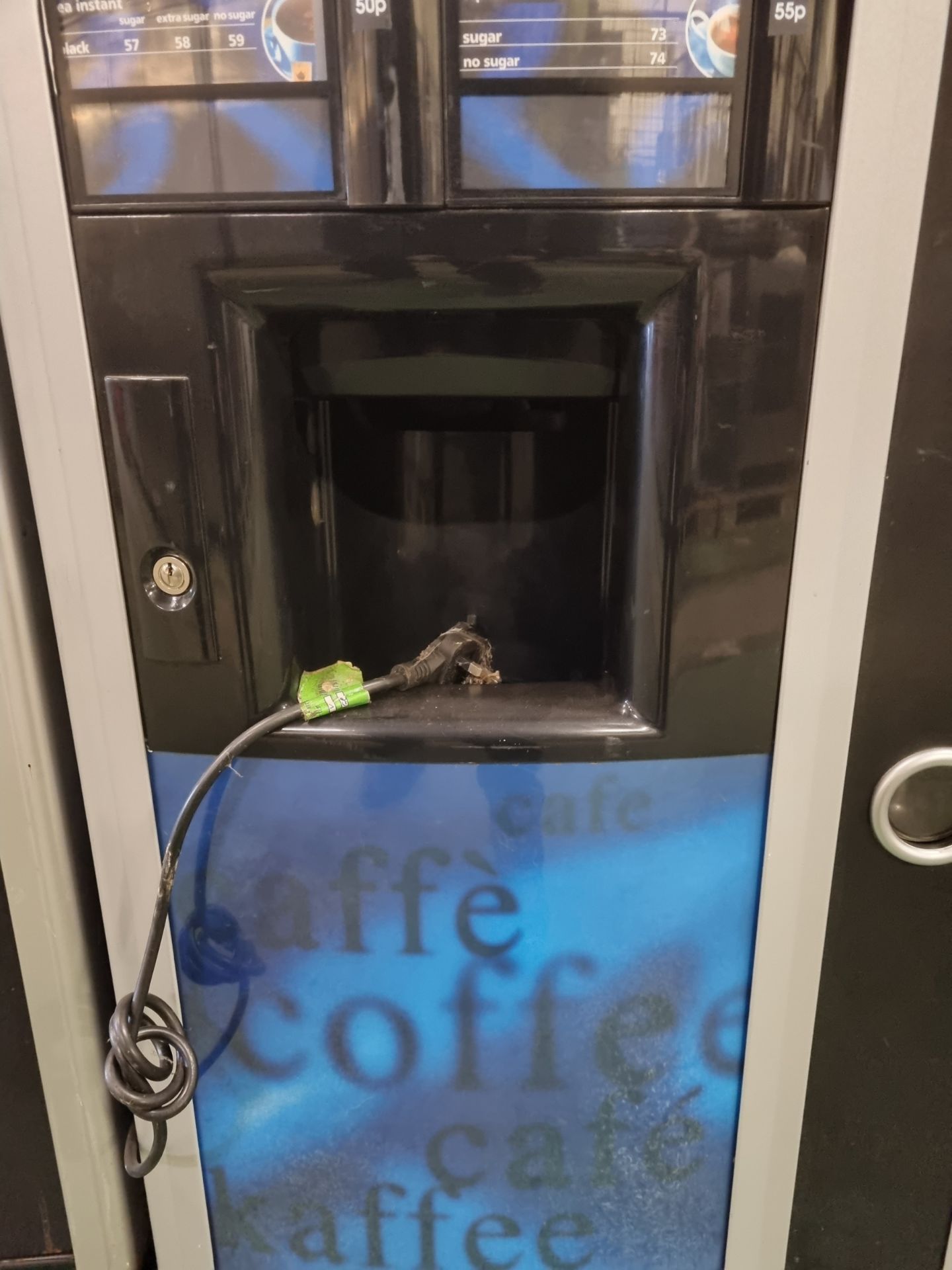 Astro Necta 960404 hot drinks vending machine - no keys - Image 2 of 3