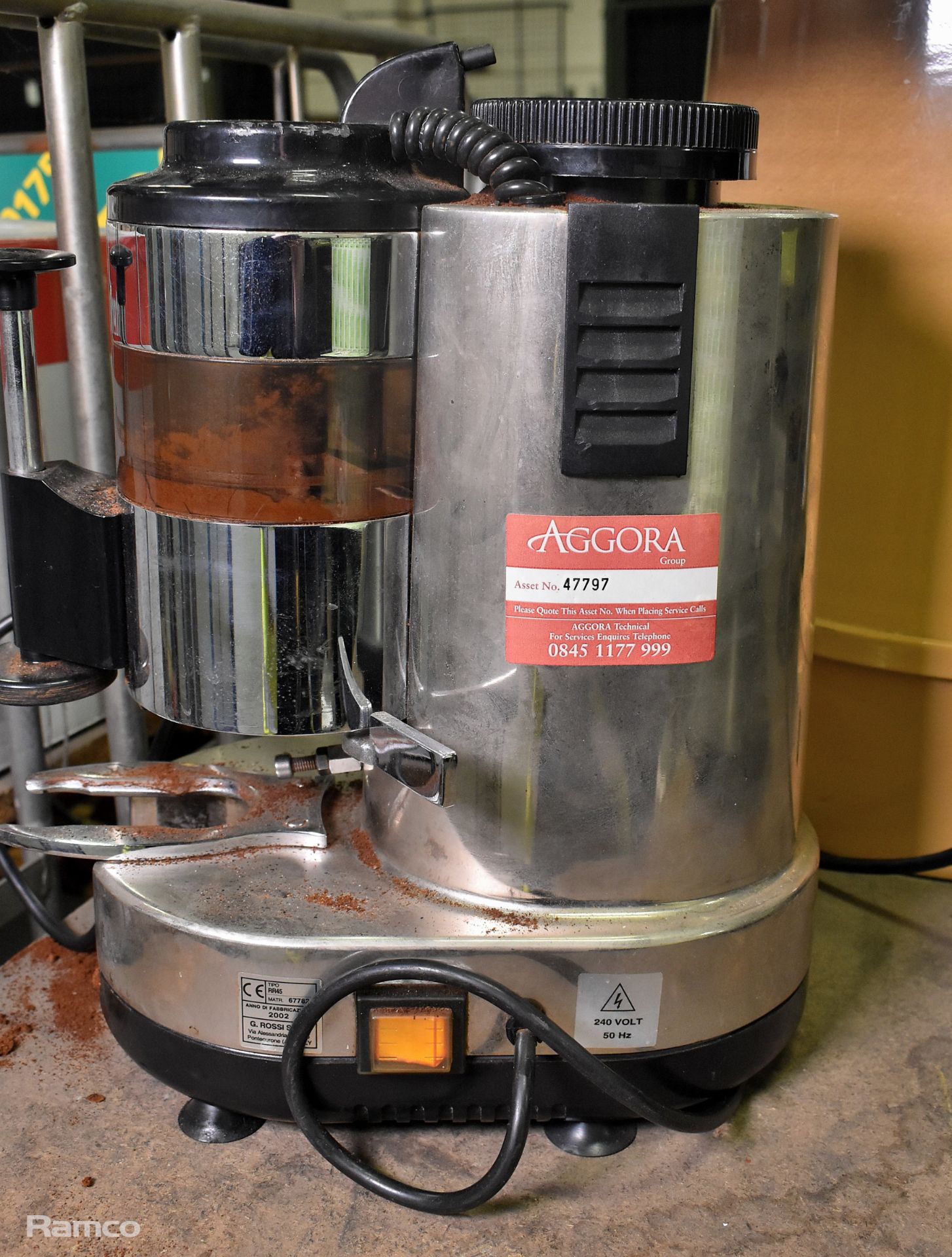 Brasilia RR45 coffee grinder - no hopper attached, Argo 125 coffee maker/dispenser - Image 4 of 9
