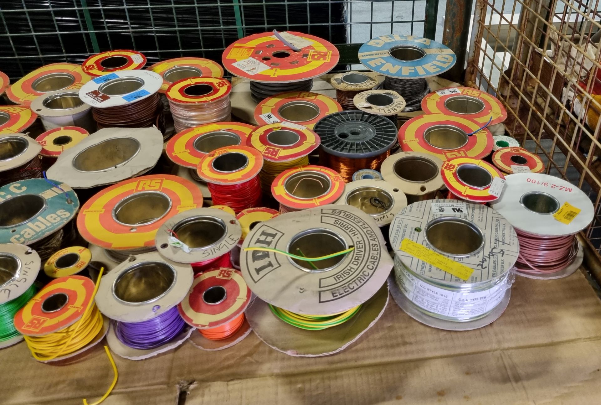 Multiple reels of electrical cable of assorted lengths, types, colours and gauges - Image 2 of 3