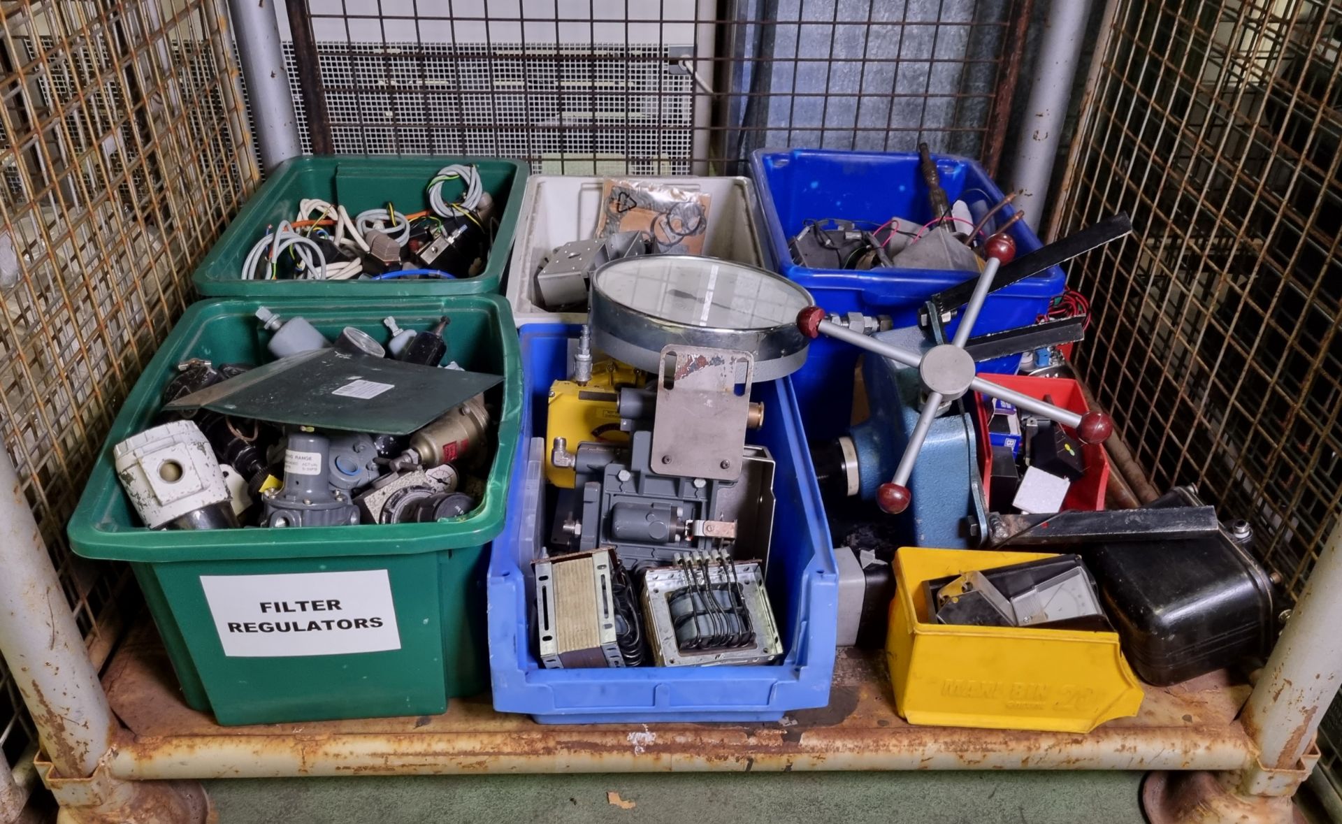 Workshop parts and supplies which include: regulators, transformers, solenoid valves - Image 2 of 6