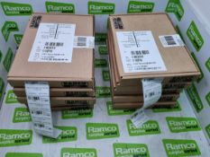 10x boxes of Bacho No6 plastic file handles - 10 per box