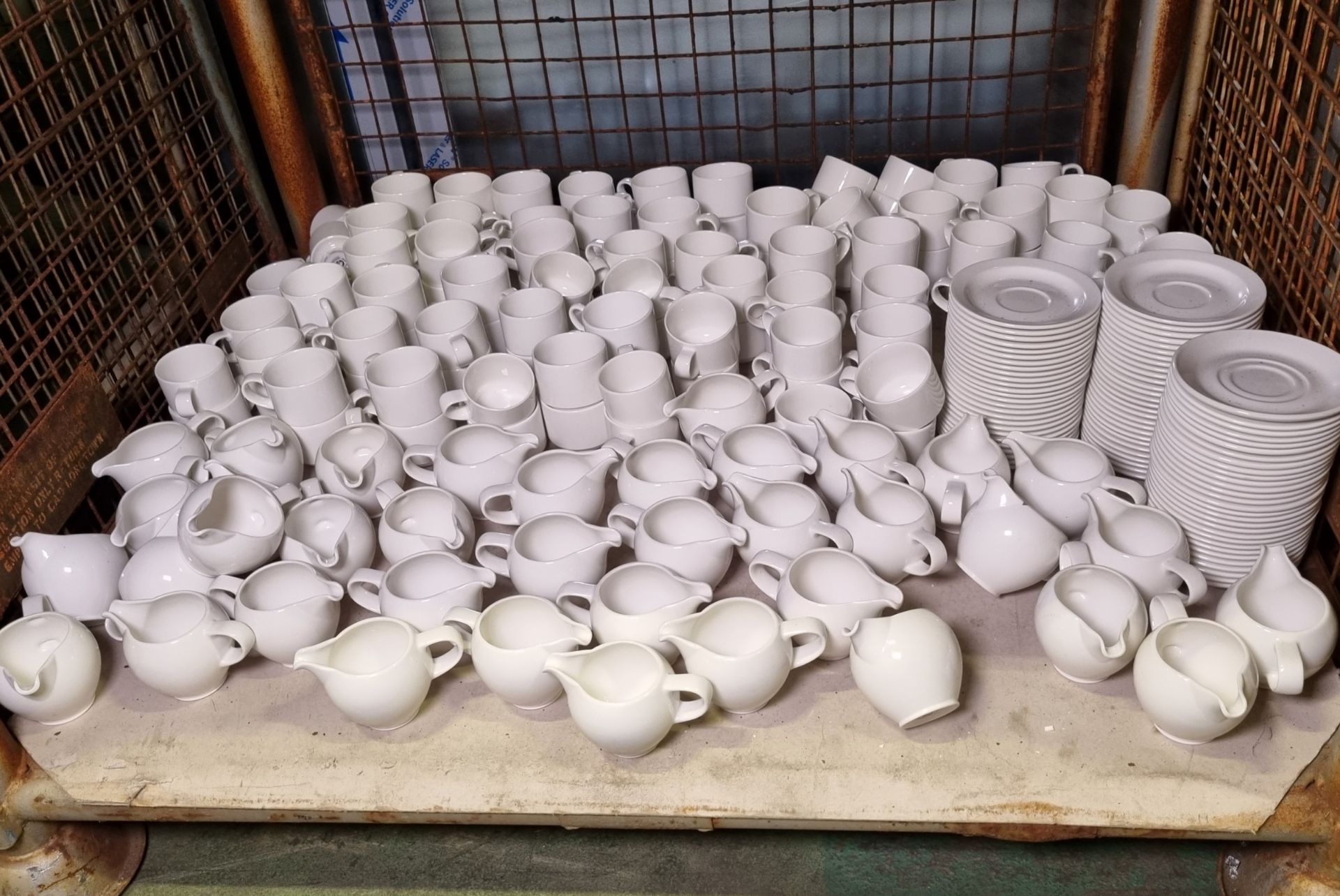 Crockery - Churchill Alchemy tea cups, side plates and milk jugs - Image 2 of 4