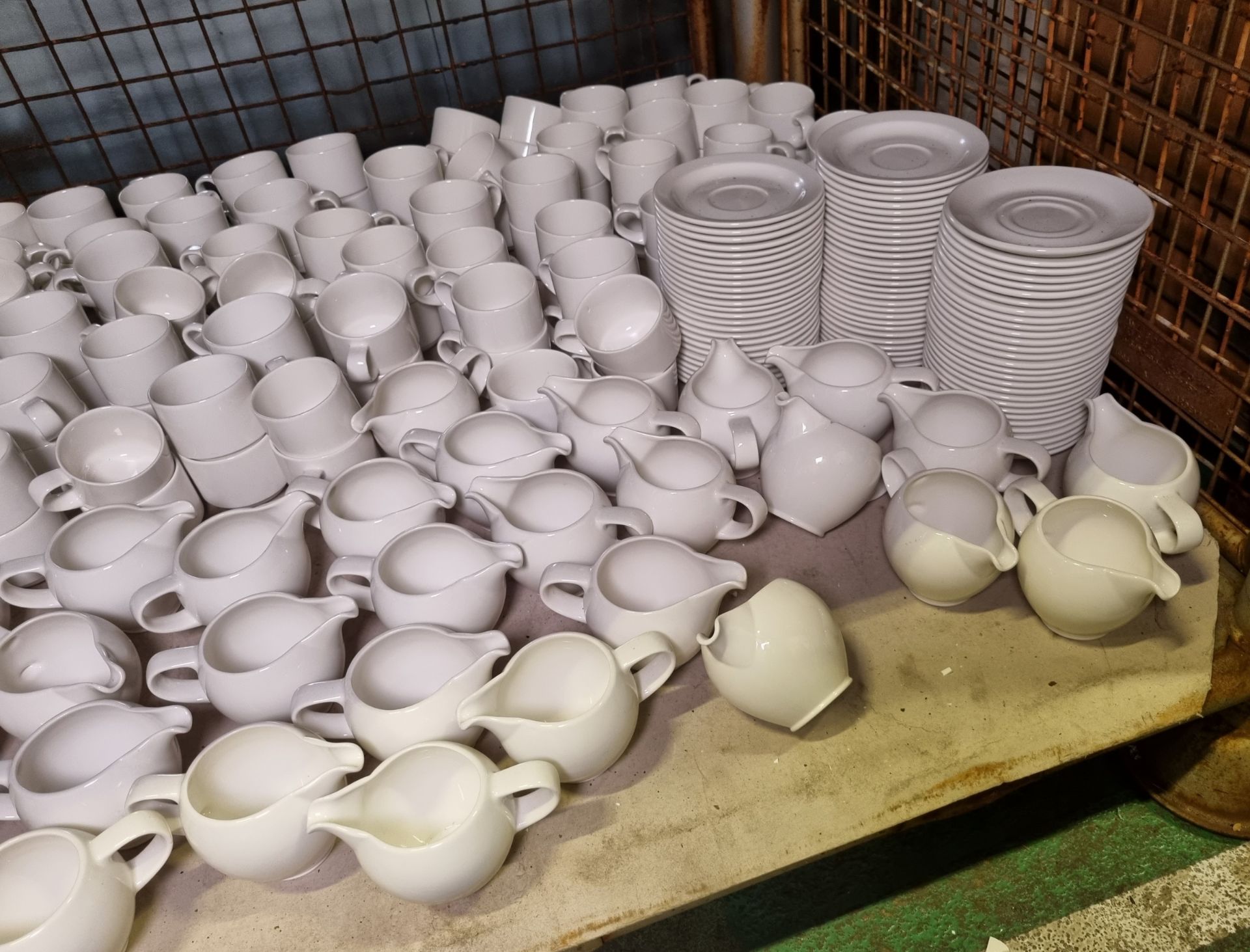 Crockery - Churchill Alchemy tea cups, side plates and milk jugs - Image 3 of 4