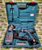 Makita 6317D 12v 2.6Ah cordless drill,2x batteries,charger, case