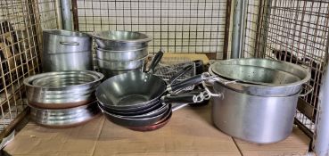 Cookware - Various pots and pans