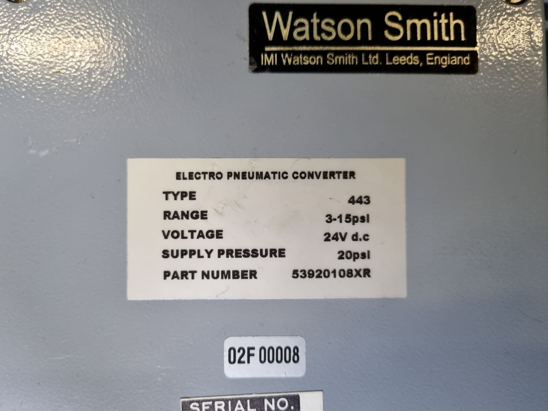 Watson Smith Type 443 electro pneumatic converter - Image 5 of 6