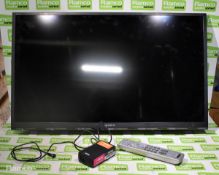 Sony KDL-WE613 32" TV with remote and cables - in cardboard box
