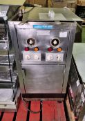 Valentine pension2 double deep fat fryer - L45xW53xH92cm