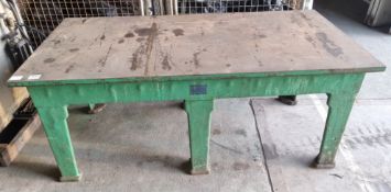 Acbars Ltd Steel work bench - L183 x W91 x H76cm
