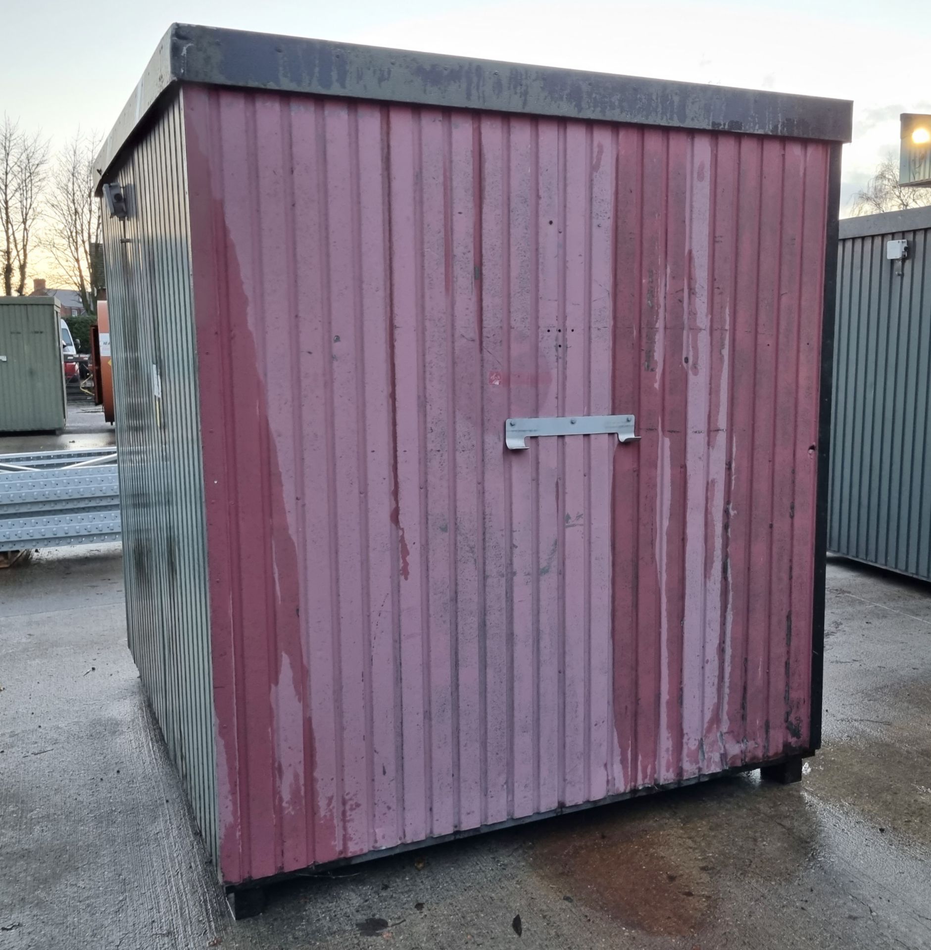 Flohr & Sohne Type ERZ/US Portable cabin with electrical hook up 500-600V L243 x W213 x H237cm - Image 4 of 10