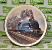 The Caverswall China Co. Ltd "Mallard" Breaking the Record collectable plate - No. 0972 of 2000